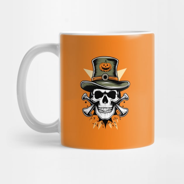 Skull with crossbones Halloween by mirailecs